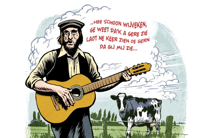 Popmuziek in streektaal in Nederland en Vlaanderen