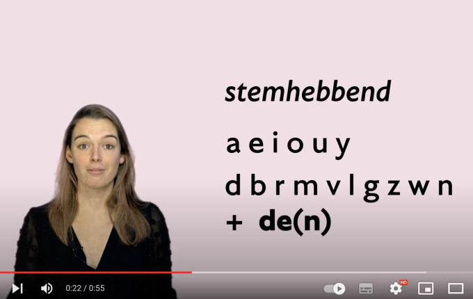 Verleden tijd: stemhebbend en stemloos