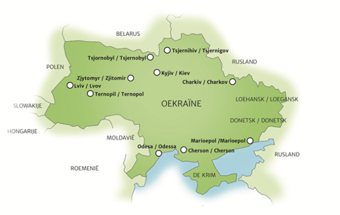 Kiev of Kyjiv? De spelling van Oekraïense plaatsnamen